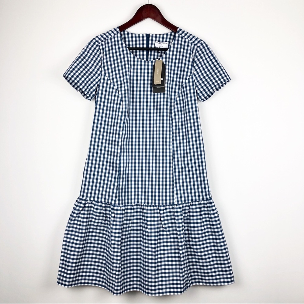 J.‎ Crew x Universal Standard Gingham Poplin Dress - Picture 4 of 8